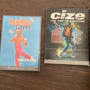 Beachbody Turbo Jam Workout CIZE DVD bundle  of 2 6 Total Fitness Workouts New